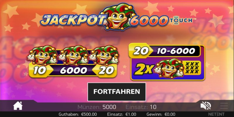 Tổng quan về slots Jackpot 6000